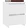 vidaXL 800514 White Sängbord 30x30cm 2st