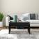 vidaXL Engineered Wood Black Sofabord 50x68cm