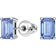 Swarovski Una Set - Silver/Blue/Transparent