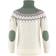 Fjällräven Övik Knit Roller Neck W - Chalk White/Patina Green