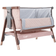 Tutti Bambini CoZee Luxe Bedside Crib Walnut/Brush 21.3x36.2"