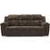 Signature Design by Ashley Frohn Reclining Chocolate Sofa 91" 3 Seater