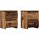 vidaXL 855847 Old Wood Bedside Table 30x30cm 2pcs