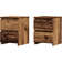 vidaXL 855847 Old Wood Nattbord 30x30cm 2st