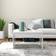 vidaXL Engineered Wood High Gloss White Soffbord 50x68cm