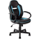 Home Argos Faux Leather Mid Back Gaming Chair - Blue & Black