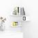 vidaXL 807223 White Wall Shelf 40cm