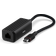 Unisynk USB C - RJ45 Network Adapter M-F Black 0.1m