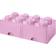 Room Copenhagen Lego Storage Brick with Drawer 8 Stud Light Purple
