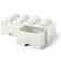 Room Copenhagen Lego Storage Brick with Drawer 8 Stud White