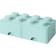 Room Copenhagen Lego Storage Brick with Drawer 8 Stud Aqua Blue