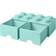 Room Copenhagen Lego Storage Brick with Drawer 8 Stud Aqua Blue