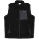 Knowledge Cotton Apparel Teddy Fleece Vest - Black Jet