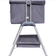 Kinder Valley Snoozie Bedside Crib Storm Grey 22.2x39"