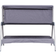 Kinder Valley Snoozie Bedside Crib Storm Grey 22.2x39"