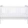 Tutti Bambini Rio Cot Bed with Cot Top Changer & Mattress White/Dove Grey 29.5x56.8"