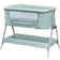 Kinder Valley Snoozie Bedside Crib Jade/Turquoise 22.2x39"