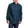 Magellan Outdoors Canyon Creek Long Sleeve Flannel Shirt - Blackwatch Plaid