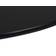 vidaXL Tempered Glass Black Table Top 70cm