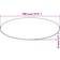 vidaXL Tempered Glass Black Table Top 70cm