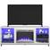 Ameriwood Home Lumina White TV Bench 164.6x63.2cm