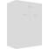 vidaXL Wood White Skostativ 60x84cm