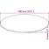 vidaXL Tempered Glass Transparent Table Top 70cm
