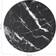vidaXL Tempered Glass Black and White Table Top 70cm