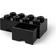 Room Copenhagen Lego Storage Brick with Drawer 8 Stud Black