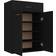 vidaXL Wood Black Shoe Rack 60x84cm