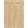 vidaXL Wood Sonoma Oak Shoe Rack 60x84cm