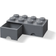 Room Copenhagen Lego Storage Brick with Drawer 8 Stud Dark Grey