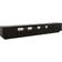 vidaXL Engineered Wood Black TV-bord 260x40cm