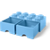 Room Copenhagen Lego Storage Brick with Drawer 8 Stud Light Blue