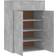 vidaXL Wood Concrete Grey Shoe Rack 60x84cm