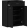vidaXL Wood Black Oak Shoe Rack 60x84cm