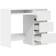 vidaXL Engineered Wood White Skrivebord 45x90cm