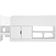 Kidsaw Kids Mid Sleeper Cabin Bed with Cupboard