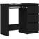 vidaXL Engineered Wood Black Writing Desk 45x90cm