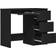 vidaXL Engineered Wood Black Writing Desk 45x90cm