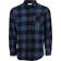 Magellan Outdoors Canyon Creek Long Sleeve Flannel Shirt - Dark Denim/Caviar Buffalo