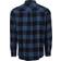Magellan Outdoors Canyon Creek Long Sleeve Flannel Shirt - Dark Denim/Caviar Buffalo