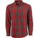 Magellan Outdoors Canyon Creek Long Sleeve Flannel Shirt - Red Ochre/Dark Shadow