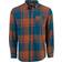 Magellan Outdoors Canyon Creek Long Sleeve Flannel Shirt - Mocha Bisque/Legion Blue Check