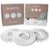 BONNYCO Pack of 3 White Wall Mirror 25cm