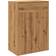 vidaXL Wood Artisan Oak Shoe Rack 60x84cm