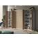 Nordic Tall Model White/Wild Oak Opbevaringsskab 100x222cm