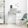 vidaXL Engineered Wood High Gloss White Skrivebord 45x90cm