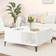 vidaXL Engineered Wood White Coffee Table 80x80cm