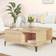 vidaXL Engineered Wood Sonoma Oak Soffbord 80x80cm